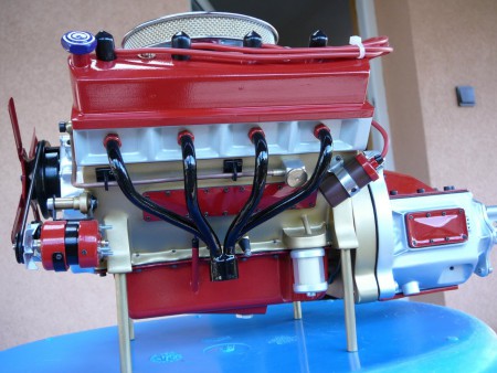 Dummy model of 8 cylinder engine